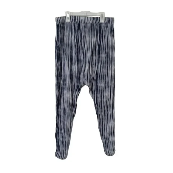Free People Pants Striped Lightweight Drawstring Blue & White Size S Womens - Picture 9 of 13